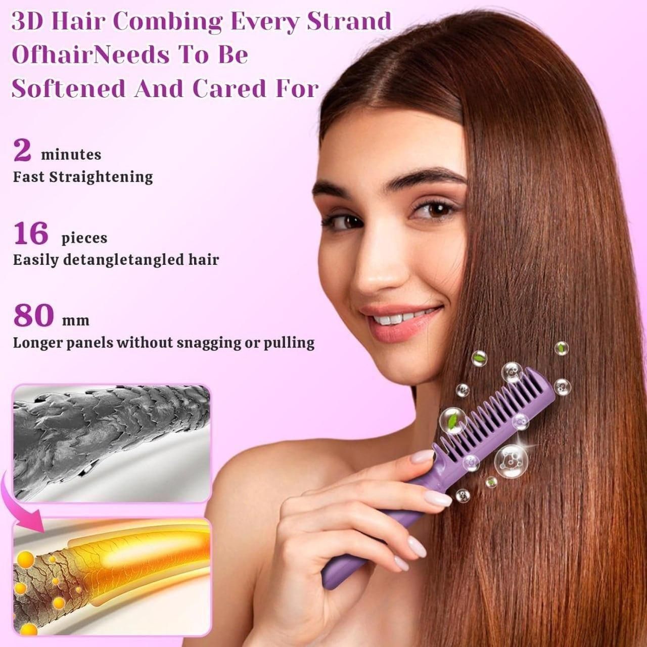Mini Hot Comb Straightener